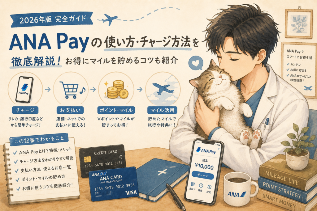 ANApayの使い方・チャージ