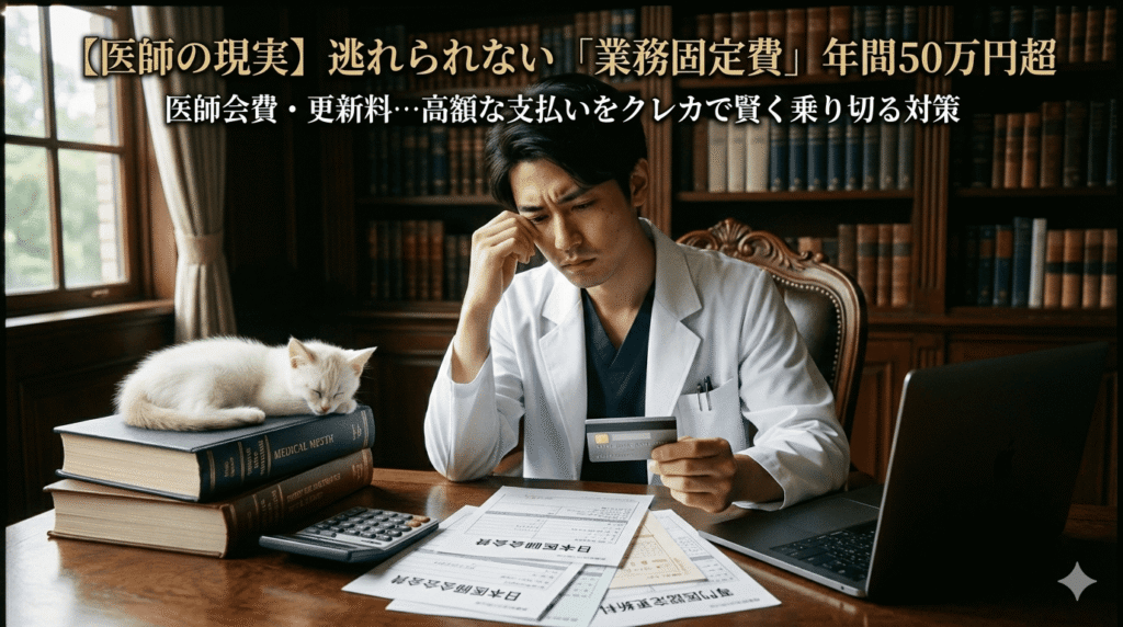 医師の学会年会費は年間自腹で10万超のアイキャッチ画像