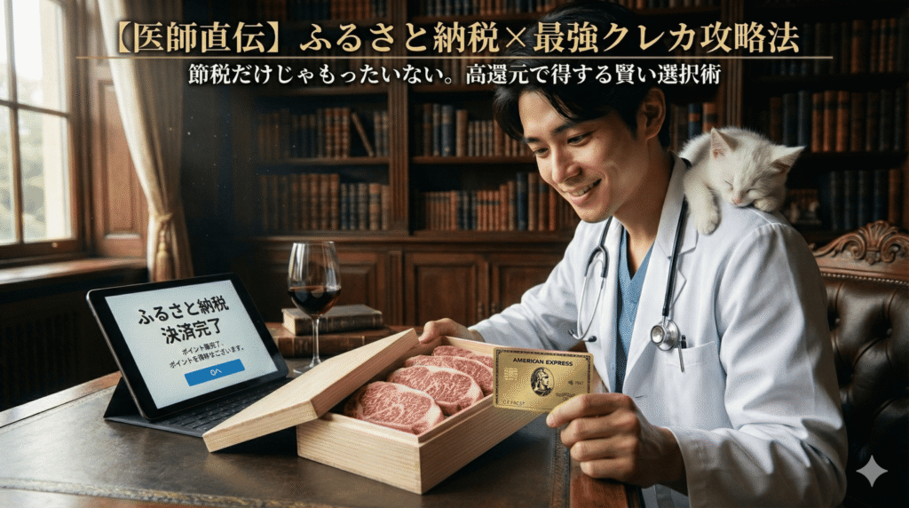 ふるさと納税×クレカ積立の「ダブル取り」戦略のアイキャッチ画像