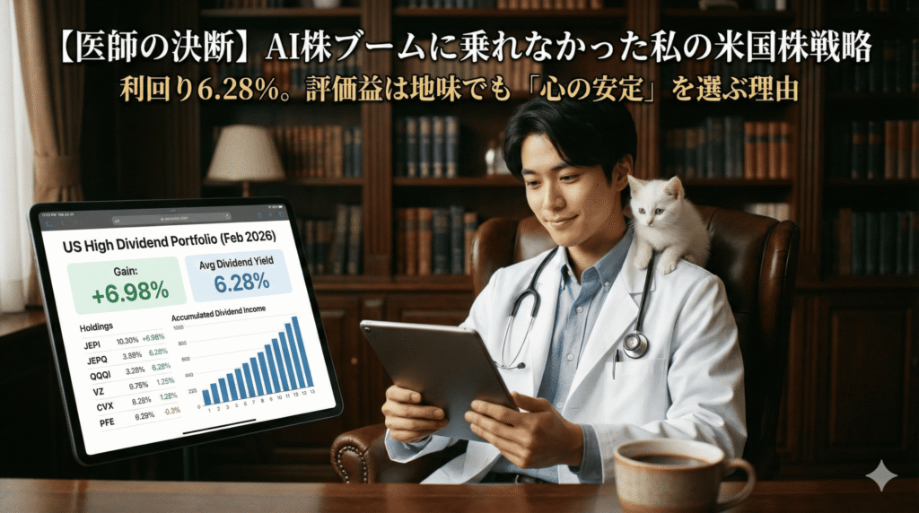 米国株ポートフォリオ公開のアイキャッチ画像