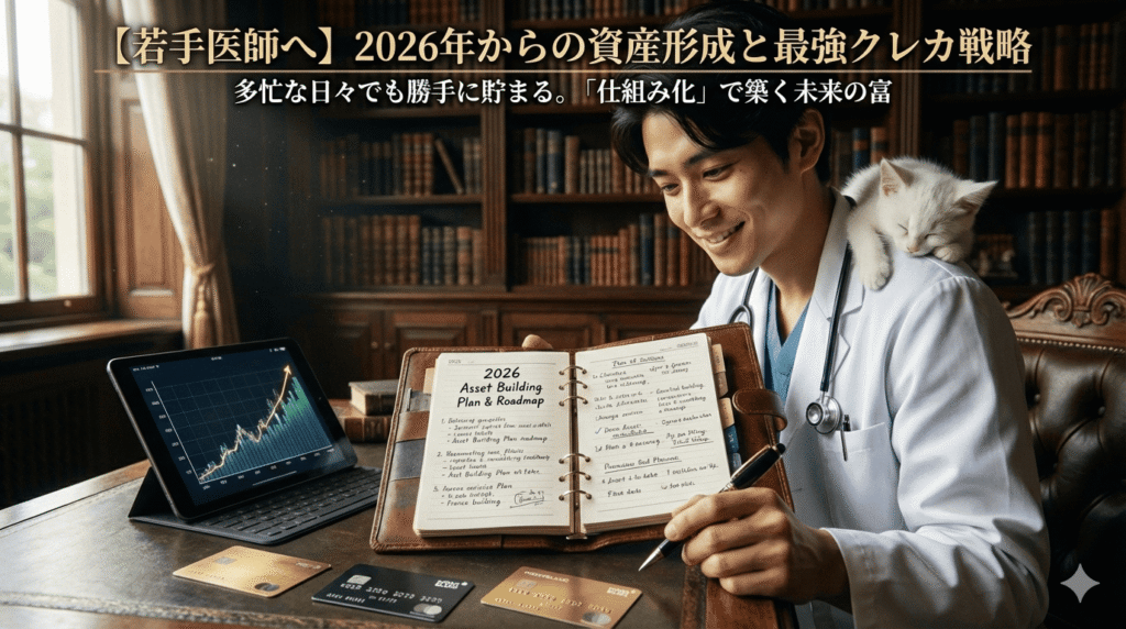 研修医・若手医師のクレカ選びのアイキャッチ画像